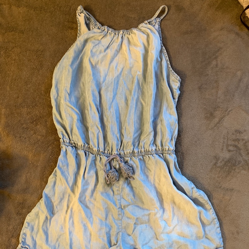 denim romper